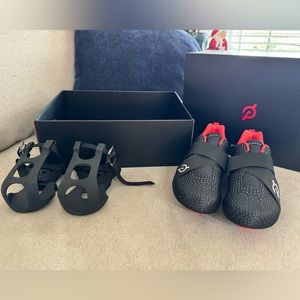 Peloton Altos Cycling Shoes and Toe Cages | Women size 8.5 | Men size 7